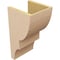 Ekena Millwork 9"W x 9"D x 18"H Wide Ridgewood Rough Cedar Woodgrain TimberThane Corbel, Primed Tan CORUR09X09X18RIDRCPR - alternate 5